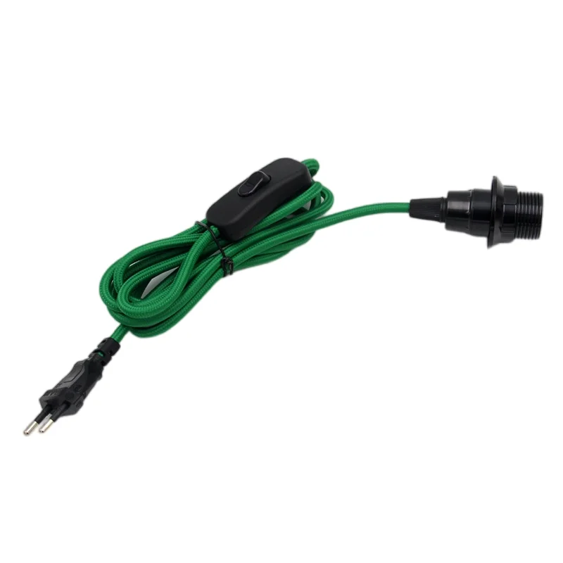 

REACHYEA Тканевый шнур питания с выключателем для подвесной лампы E14 220В