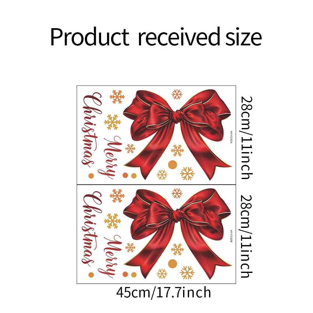 

Рождественские наклейки для окна Pvh