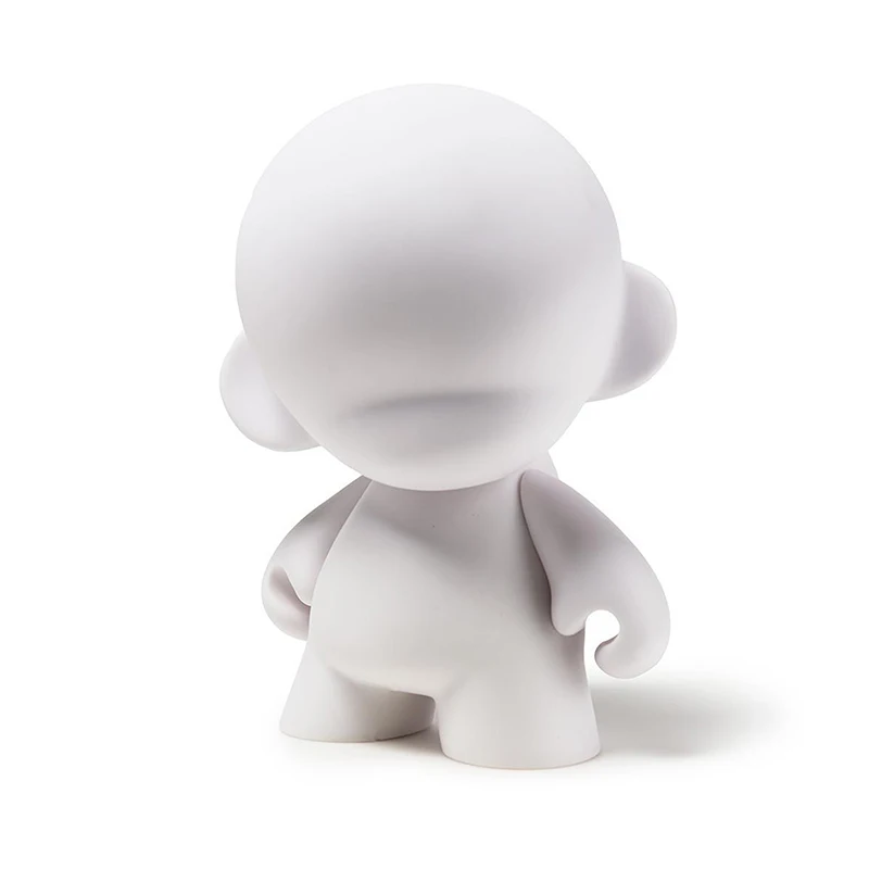 

10cm Munny Glue Platform Design Doll DIY White Mold Graffiti Hand-painted Children Color-filled White Embryo Toys