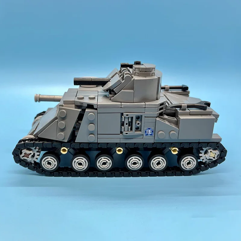 Фото Модель военного танка MOC, конструктор из строительных блоков, военная техника, модульная технология, подарки, праздничный набор для сборки, детские игрушки №2