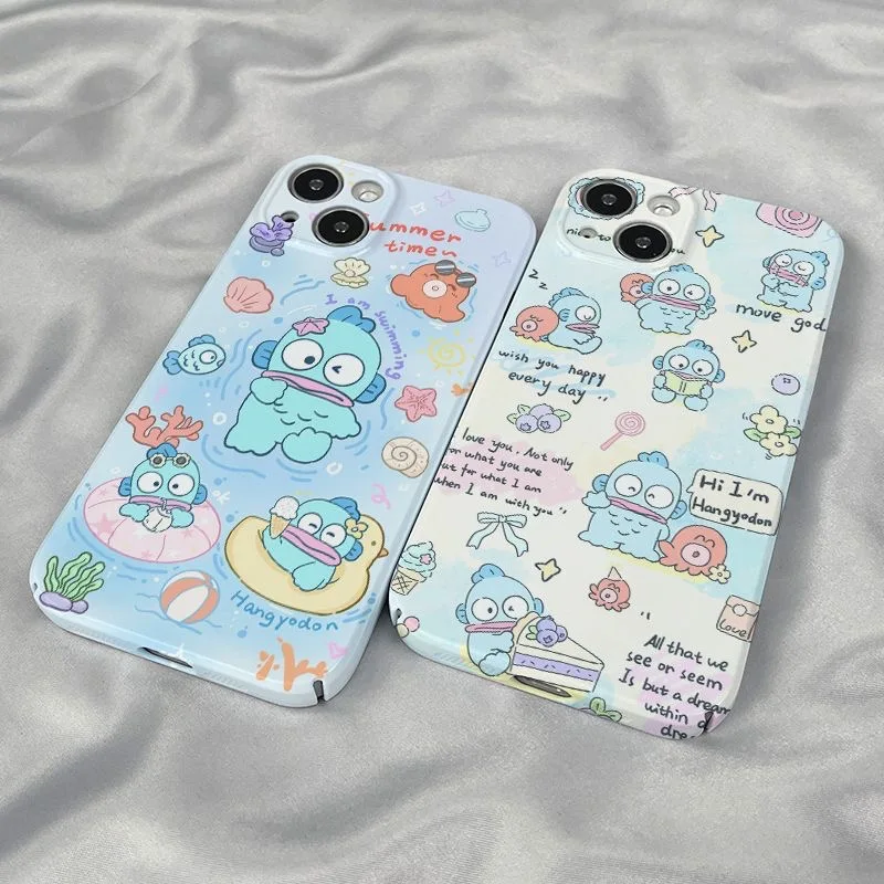 Милый мультяшный чехол с уродливой рыбой для IPhone 14 13 Pro Max задняя крышка телефона 12
