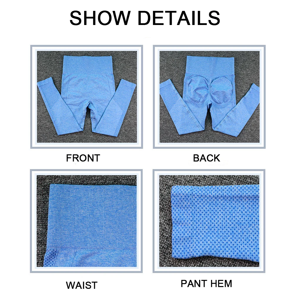 New Women seamless Leggings Yoga Pants For Fitness Nylon High Waist Long Pants Women Hip Push UP Tights Women Gym Clothing