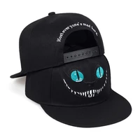 new cheshire cat embroidery baseball cap cute smiley snapback caps mens and womens universal cotton hat adjustable hip hop hat