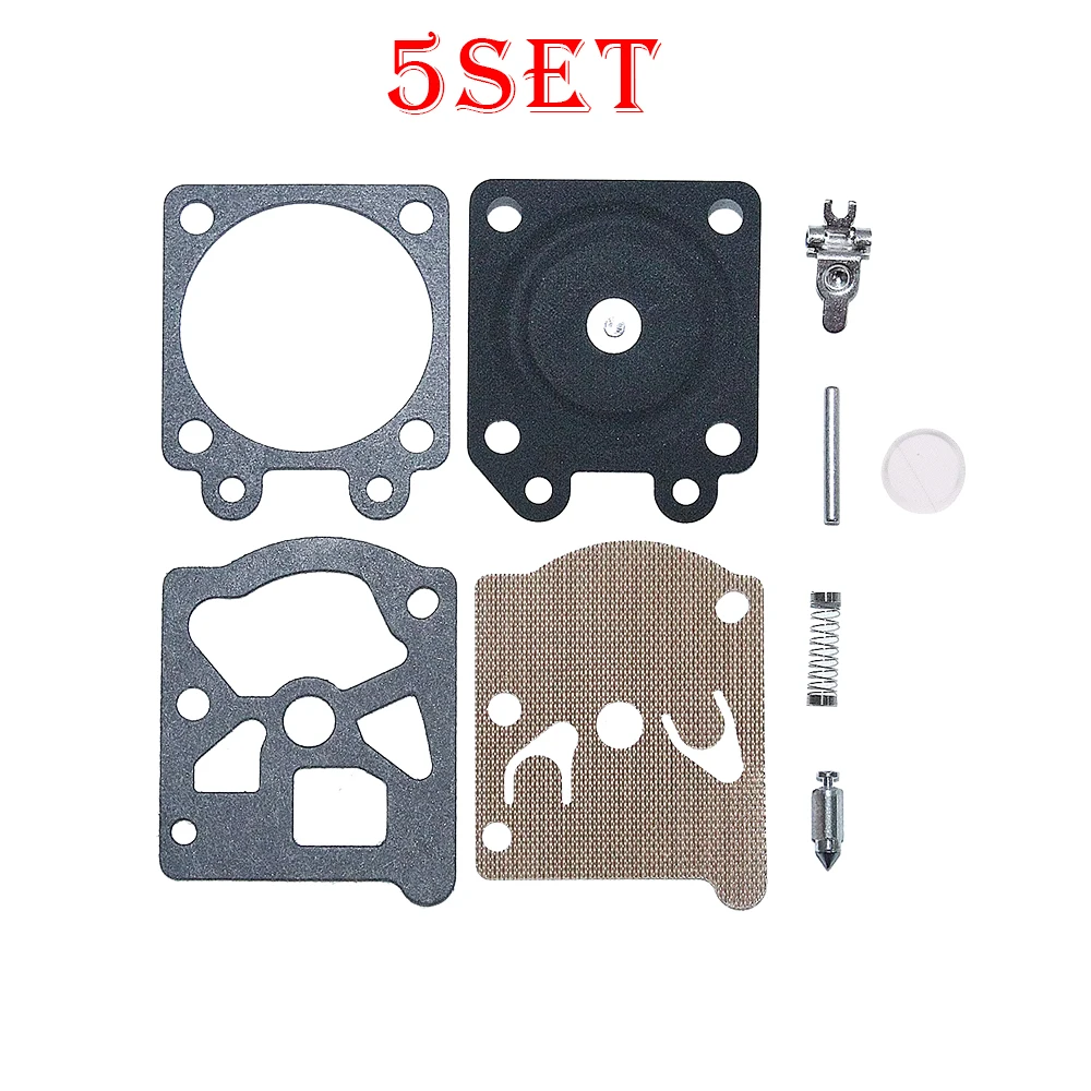 

4500 5200 Комплект для ремонта карбюратора Комплект для ремонта бензопилы для бензопилы Walbro WA WT серии карбюраторов 3800 5800 Деталь для садового электроинструмента