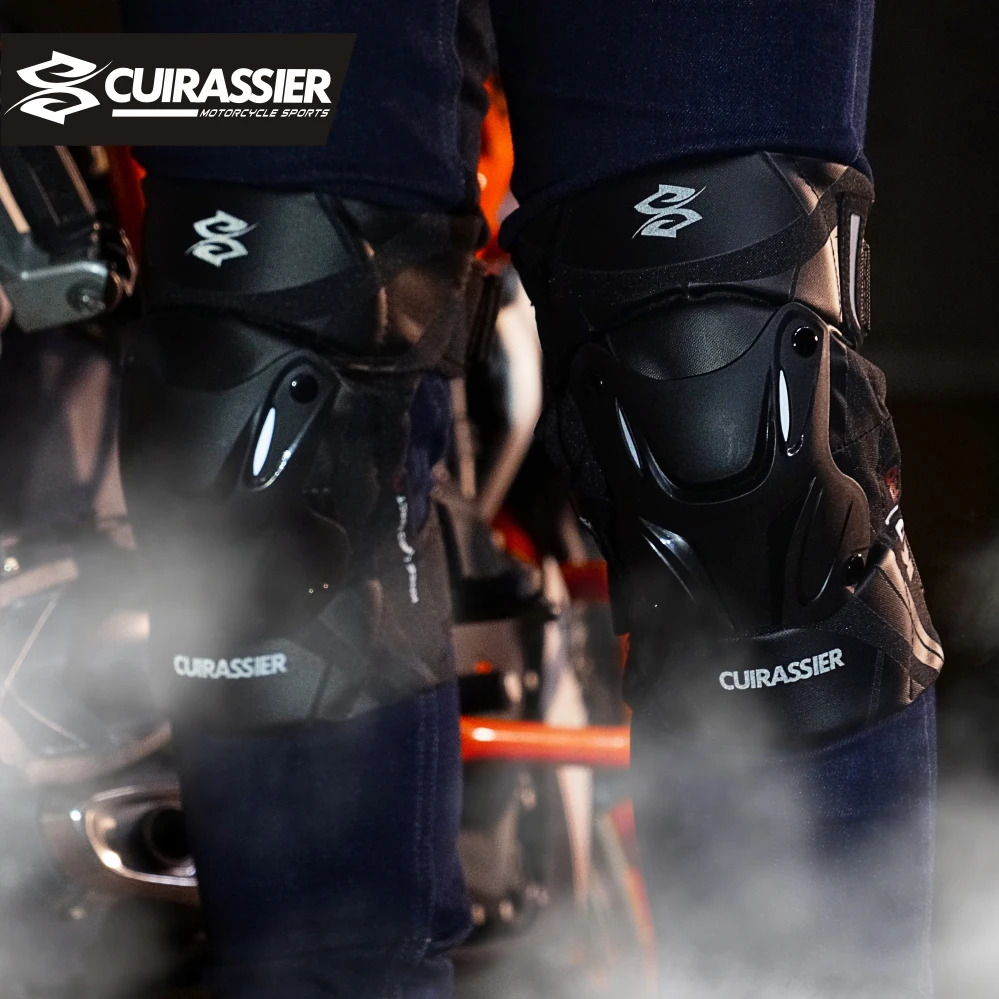 Cuirassier K01-3 Motorcycle Protector Motocross Off-Road Racing Riding Elbow Pads Dirt Bike MX Protection Motorcycle Knee Pads