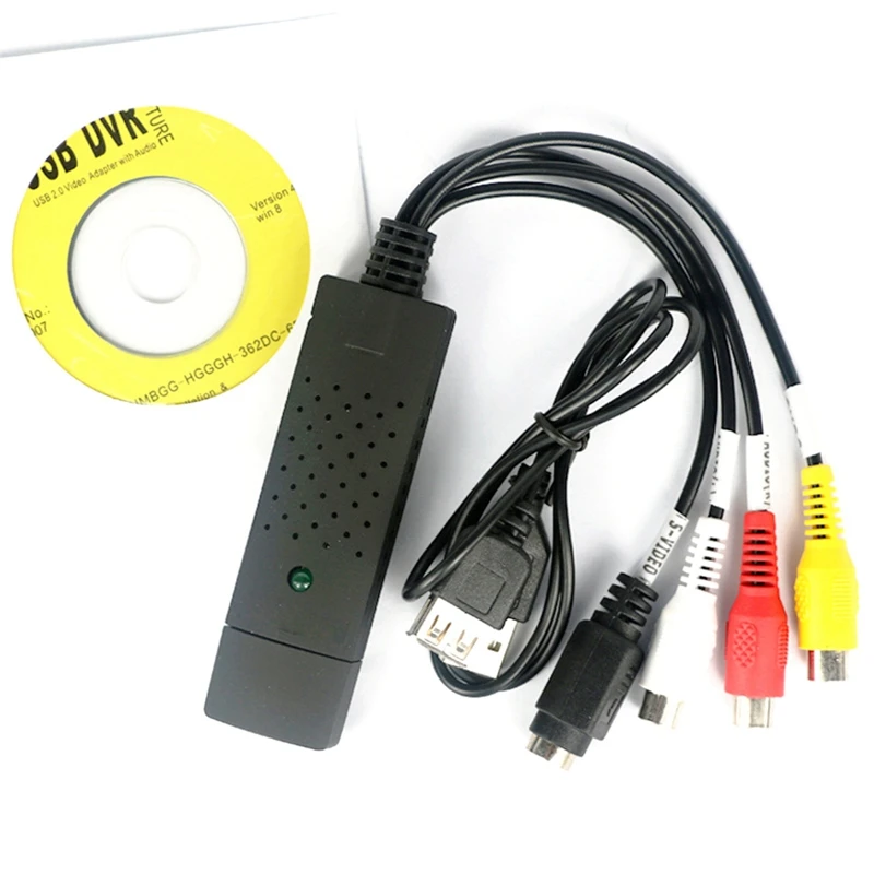 

Usb-Карта видеозахвата, одноканальная Usb-карта захвата сигнала, захват видеонаблюдения USB 2,0, захват 4-канального видео