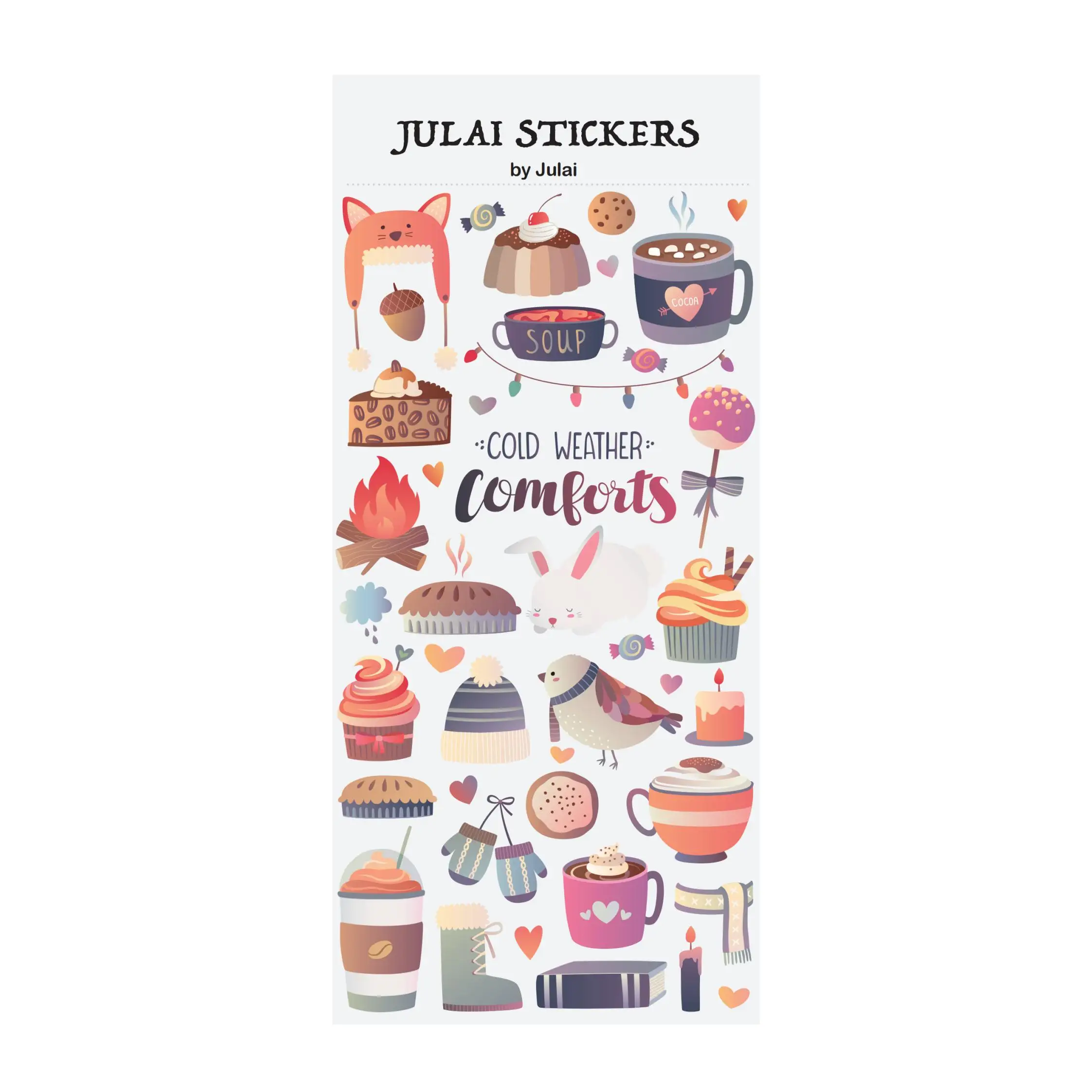 Красочные декоративные грибы и осенний дневник декоративная наклейка сделай сам