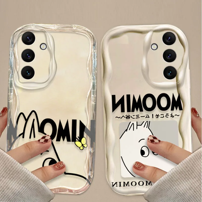 Фото Милый чехол M-Moomins для Samsung Galaxy A54 A05 A05S A34 A24 A14 A04S A73 A53 A33 A23 A13 A72 A52 A52S A32 A71 A51 A21S A17 A07 №3