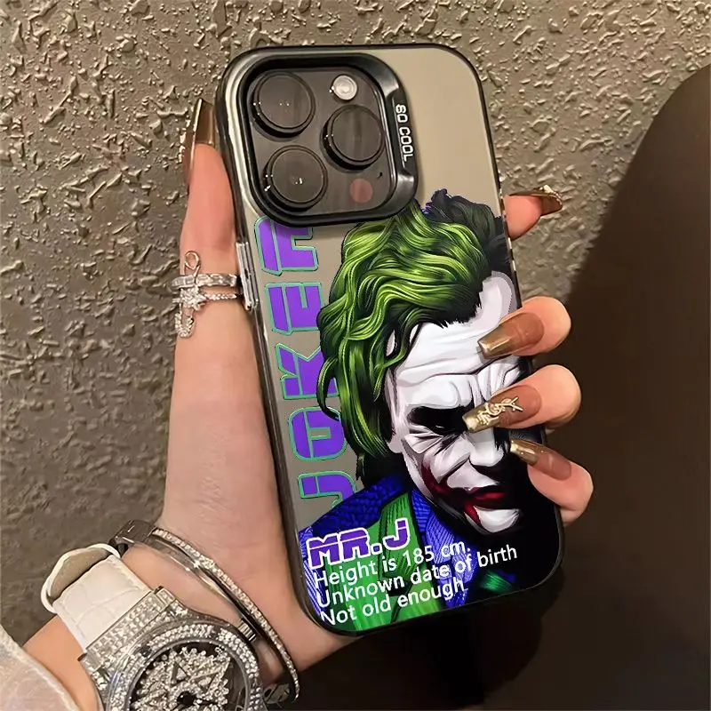 Чехол Clown Buffoon Gotham для J-Jokers Samsung Galaxy S25 S24 S23 S22 S21 S20 Note20 Ultra Plus FE M31 4G 5G Матовая задняя