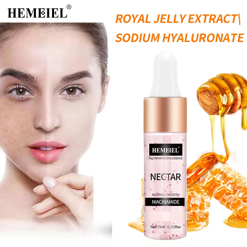 

HEMEIEL Nectar Essence Royal Jelly Extract Retinol Facial Serum Anti Wrinkle Remove Dark Spots Whitening Face Skin Care 15ML