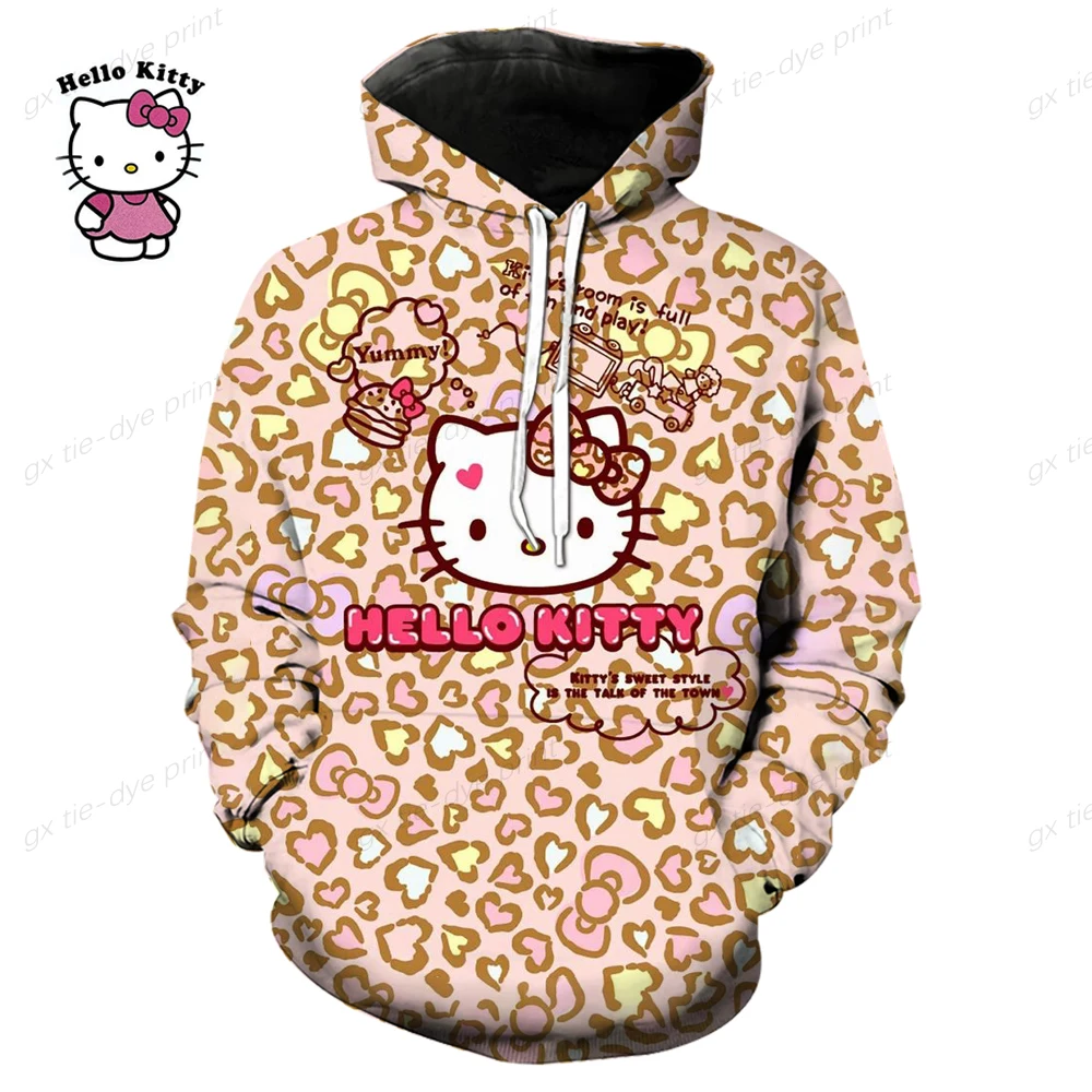 Женский свитшот одежда для подросткопивый Джак футболки с принтом Hello Kitty женский