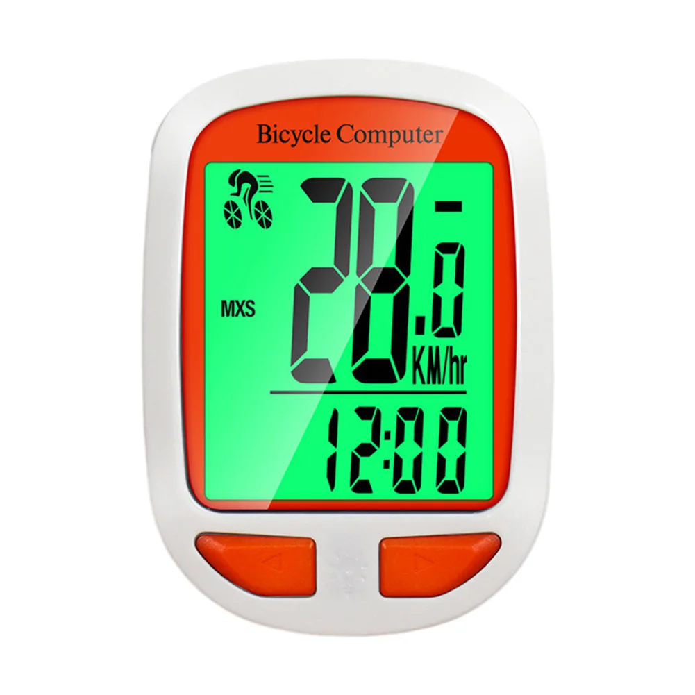 

Speedometer Speed Odometer ABS Black/Red/White Waterproof 67x47x215mm For Most Of The Bicycle Models Brand New