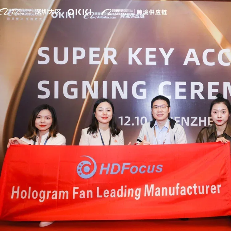 Новый голографический дисплей с 4 лопастями 1920*1080 вращающийся 3D проектор