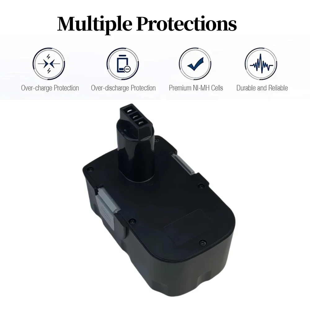 Для Interskol 12 В 6800 мАч Ni-CD аккумулятор для электроинструмента H18 DA-12ER-012 Сменный