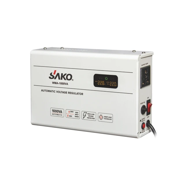 

Однофазное реле управления WMA-2000VA ac Автоматический регулятор напряжения/Стабилизатор для домашнего avr