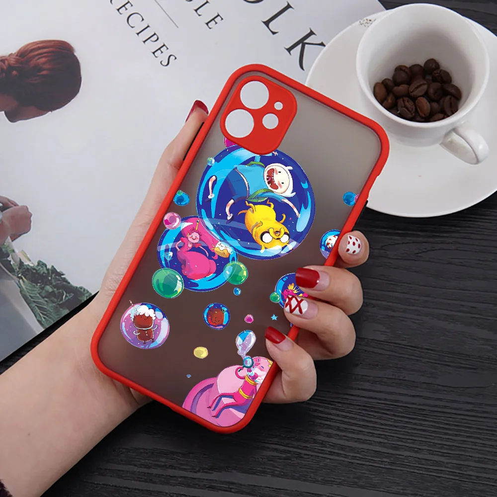 Чехол для телефона с мультяшным рисунком приключений iphone SE 2020 6 6S 7 8 11 12 13 Mini Plus X XS XR