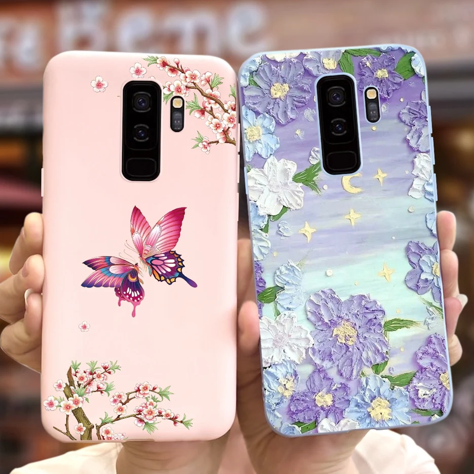 Чехол для Samsung Galaxy S9 Plus милый мультяшный динозавр мягкий силиконовый чехол