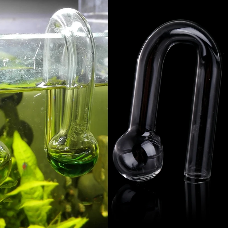 

2022 New CO2 Glass Drop-Checker Most Accurate Monitoring of Planted Tank CO2 Levels Work with CO2-Checker Solution