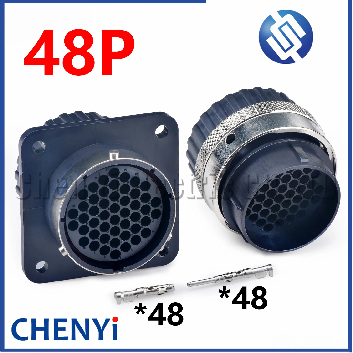 

Автомобильный водонепроницаемый разъем 48 контактов yuyi 192900-0469 192900-0475 TN0S24-0048S1L TN6S24-0048P1L