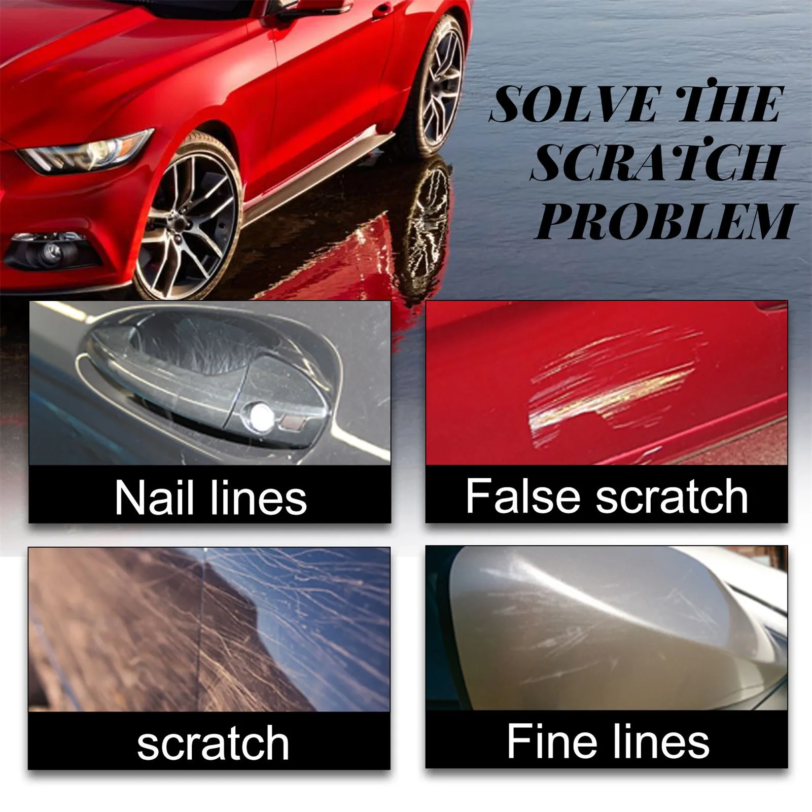 

Car Scratch Removal Cream Car Scratches Repair Effective Polish And Paint Restorer Rubbing Compound For Swirl Marks Water Spots