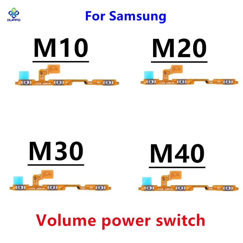 

5 шт./партия, кнопки включения и выключения громкости для Samsung M10 M20 M30 M30S M40