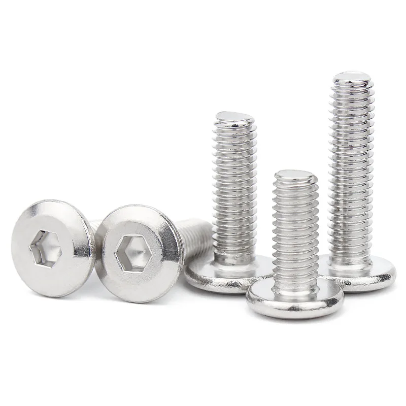 

10/50pcs DIN7991 Black Grade 10.9 Steel M3 M4 M5 M6 M8 304 Stainless Steel Hexagon Hex Socket Flat Countersunk Head Screw Bolt