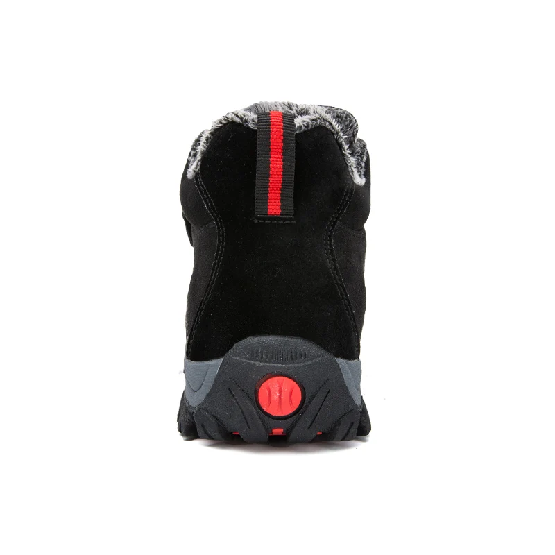 Зимние мужские ботинки с мехом теплые женские нескользящие Мужская Рабочая