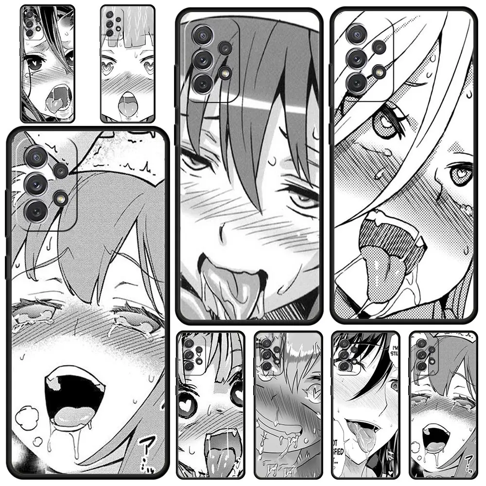 

Hentai ​Sexy Girl Manga Face Phone Case for Samsung Galaxy A72 A51 A71 A21S A12 A11 A31 A52S A41 A32 A01 A22 A03S A13 5G Cover