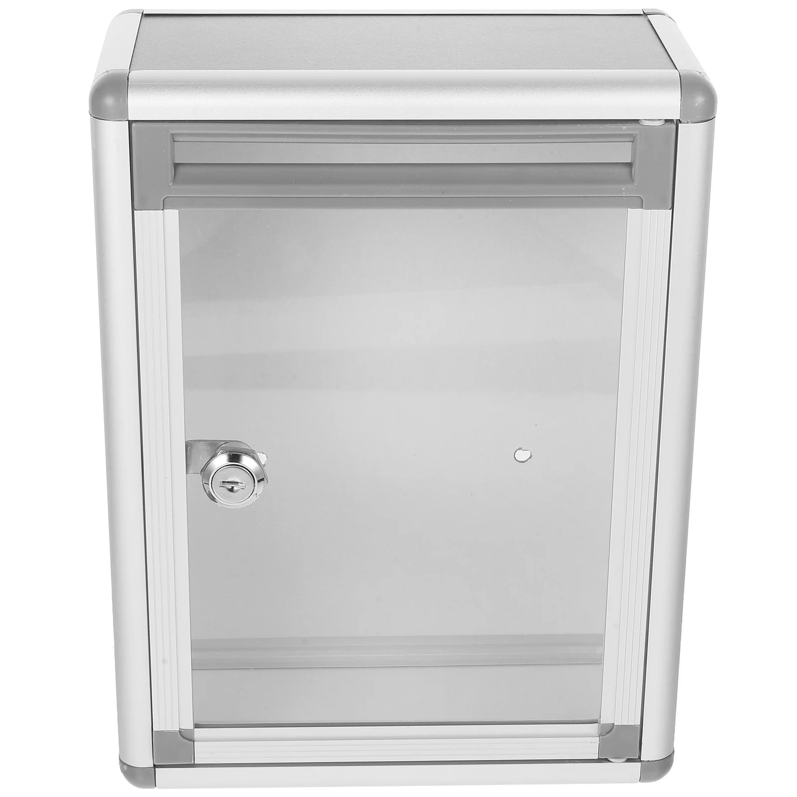 Почтовый ящик большой запираемый контейнер для хранения писем красный декор