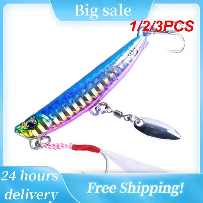 

1/2/3PCS 15g 20g 25g 30g 40g 50g 60g metal sea bass mackerel snapper fishing lure cast fishing bait jigging lure sea fishing