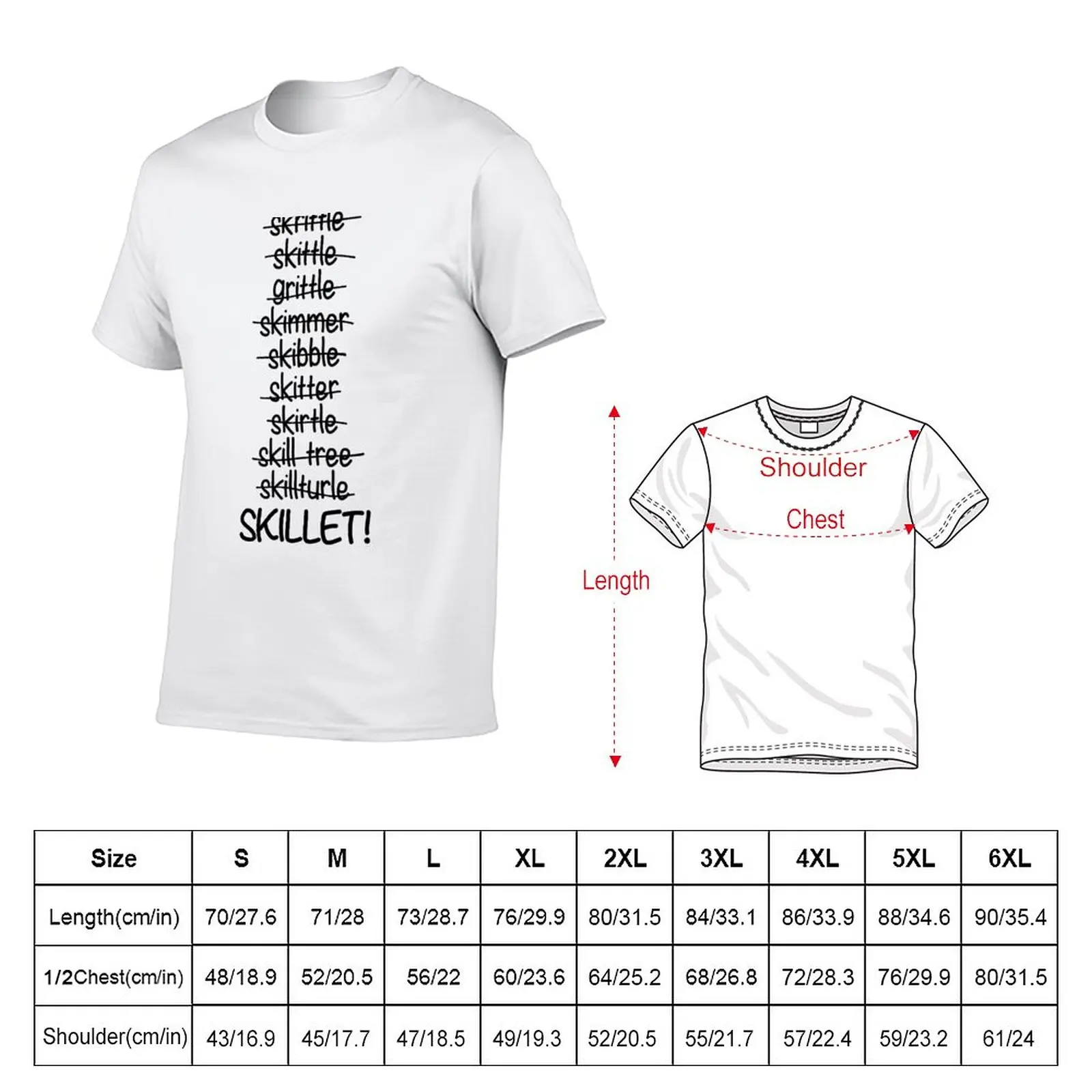 Новая футболка Skrittle Skittle SKILLET! (белая) футболки без рисунка оверсайз Мужская