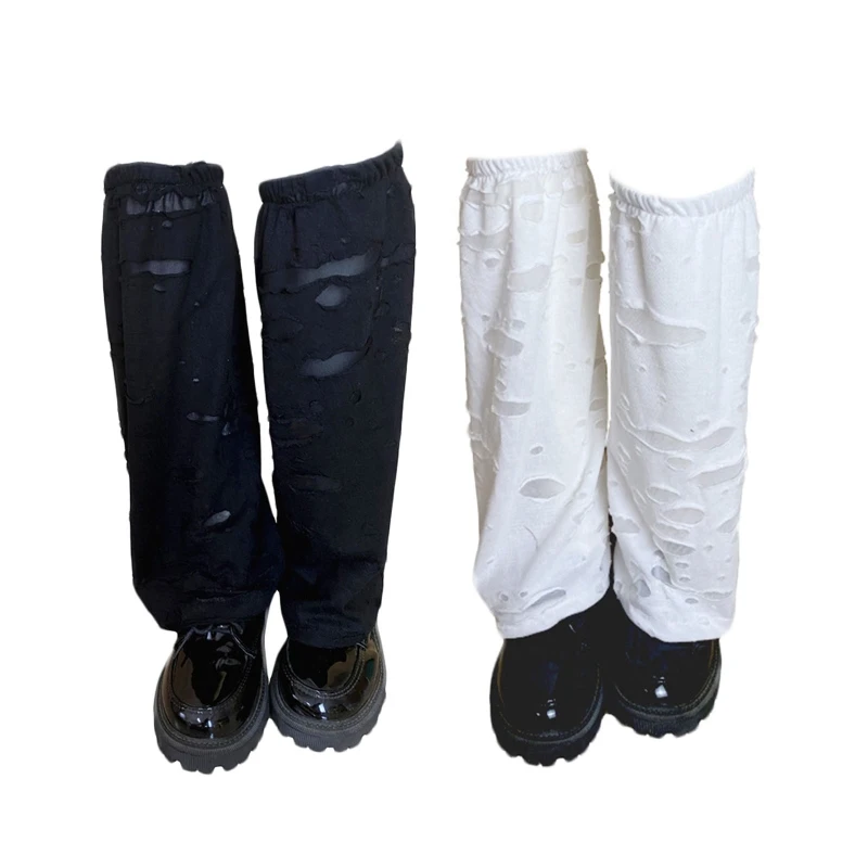 

Women Hip Hop Foot Cover Sleeve Calf Sleeve Gothic Punk Socks Leg Warmers Socks