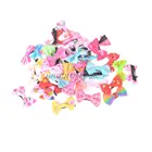 10 шт.лот, цветные заколки для собак, ленты для волос, банты для девочек, заколки для собак, аксессуары для волос, заколки для волос, головные уборы