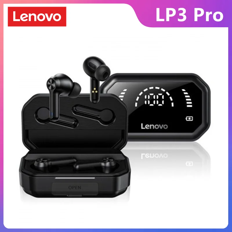 

TWS-наушники Lenovo LP3 Pro с поддержкой Bluetooth 5,0 и светодиодным индикатором уровня шума