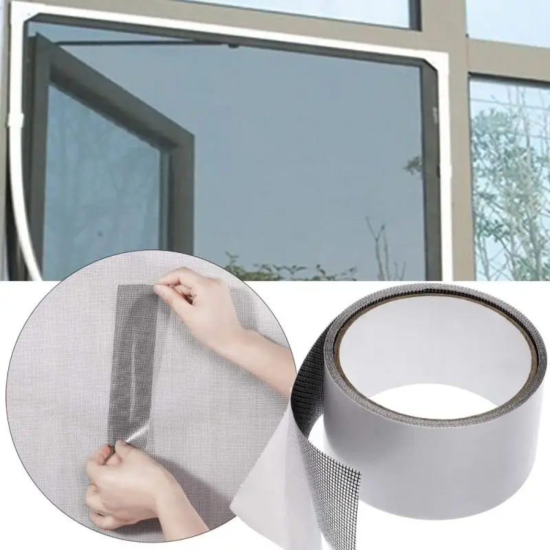 

Mosquito Net Repair Tape Fly Screen Door Insect Repellent Repair Tape Waterproof Mosquito Net For Window Cover Patch Tape Tools