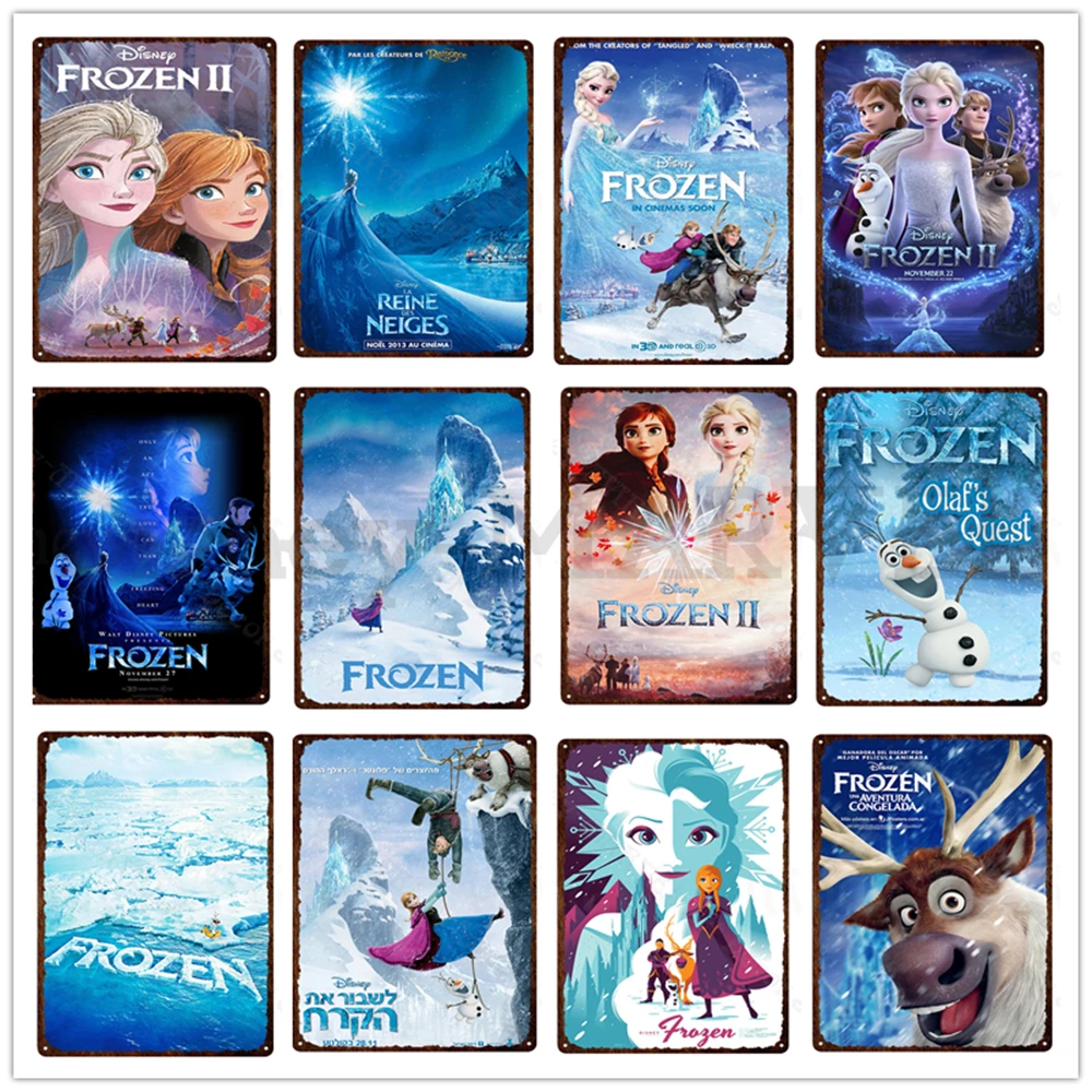 

Металлический декоративный плакат Disney «Холодное сердце»