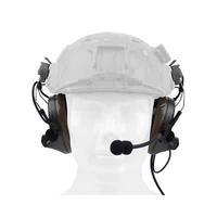 z tactical softair comtac ii headset for fast helmets peltor helmet rail adapter military ztac airsoft aviation headphone z031