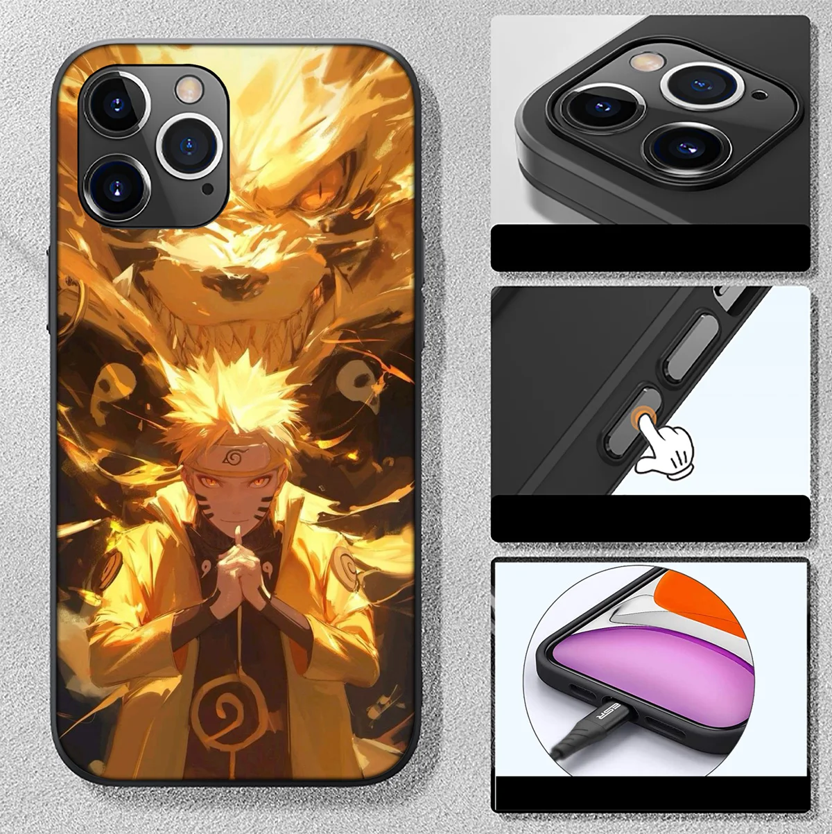 SA17 Anime N-Naruto Soft Case for Huawei Mate 20 P20 P30 Y8P Y8S Y9S Y7A Y9A Y5P Lite Pro