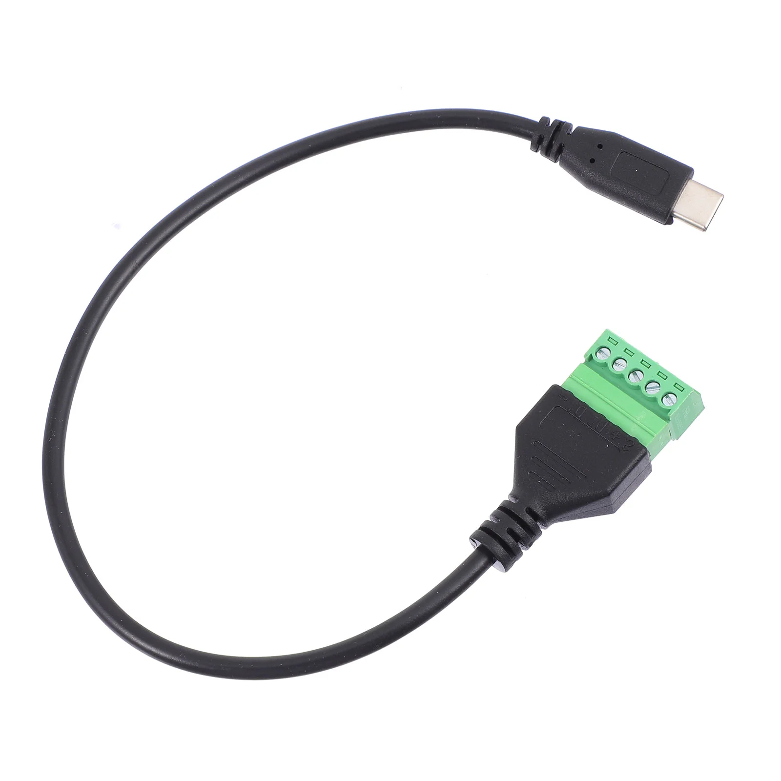 

Computer Solderless Adapter C Type Data Charging Transfer 5Pin Cable Terminal Screw Bolt Converter Accessory Block Connector Usb