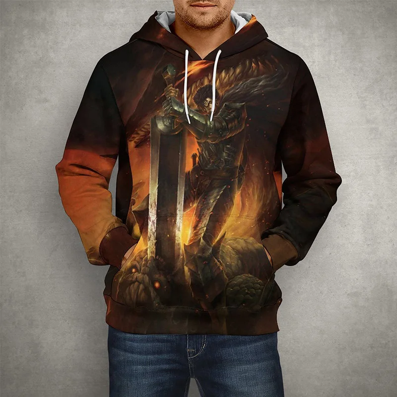 

Anime Hoodies Berserk Guts On Behance 3D Print Men Women Spring Fashion Long Sleeve Cool Boy Girl Kids Cartoon Casual Tops