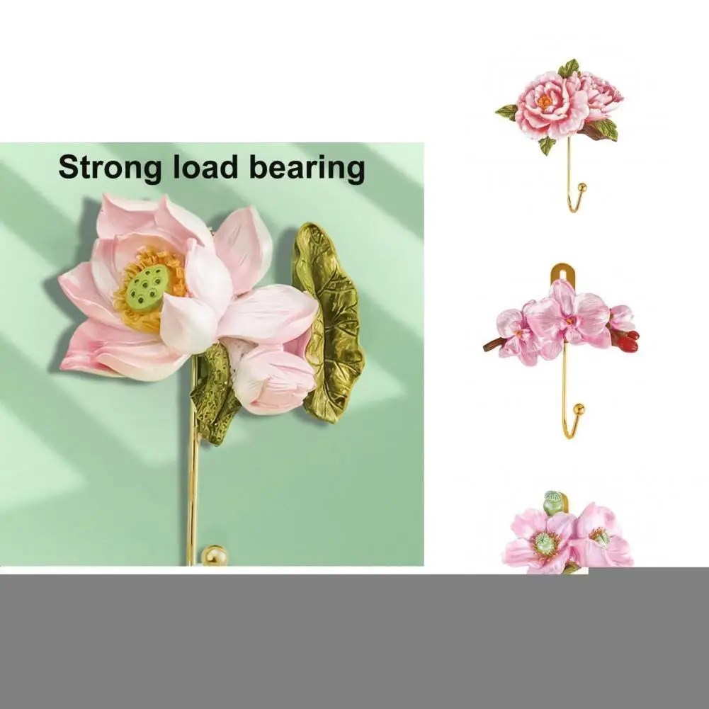 

Non-slip Portable Strong Bearing Decorative Towel Hook for Living Room