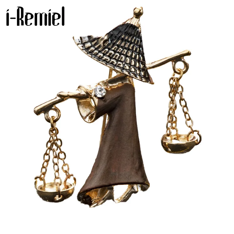 Винтажная шляпа из эмали брошь с металлическими стразами булавка для лацкана