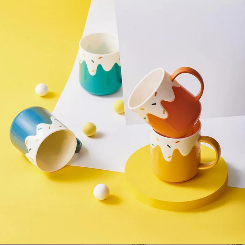 

Colour Cake Toothbrush Cup Bathroom Tumbler Household Milk Water Mug Creative Child Gargle Toothbrush Holder 1PC