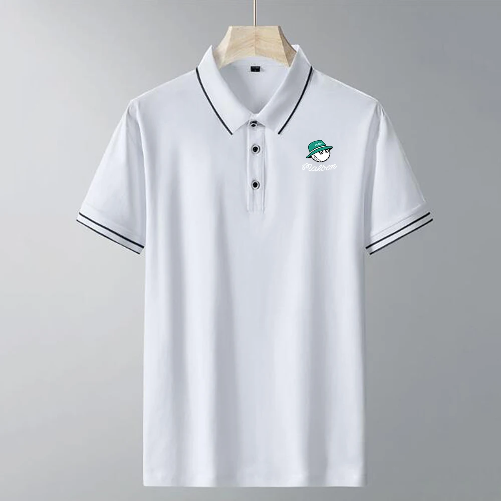 Golf Shirts for Men Summer Breathable Quick-drying Golf T-shirt Comfortable Golf Clothing Men's Polo Shirts Short Sleeves Tops