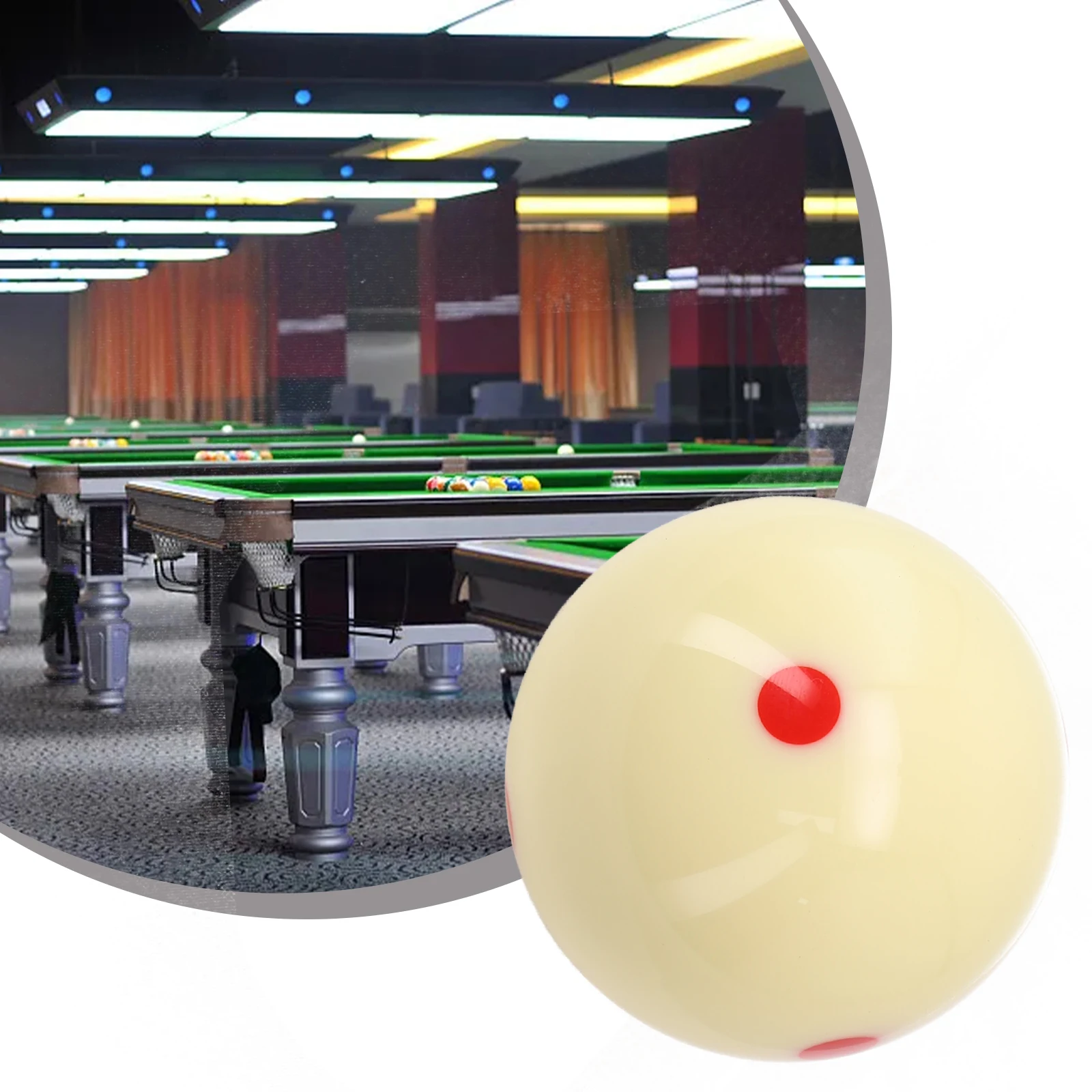 Стандартный бильярдный шар из смолы 2-1/4 дюйма для бильярдных столов и комнат