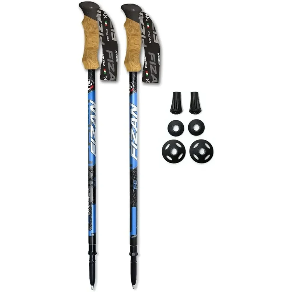 

Compact 3 Trekking Poles – 5.6 oz Ultralight, Backpacking, Thru Hiking Poles, Adjustable, Collapsible, Aluminum Walking Sticks