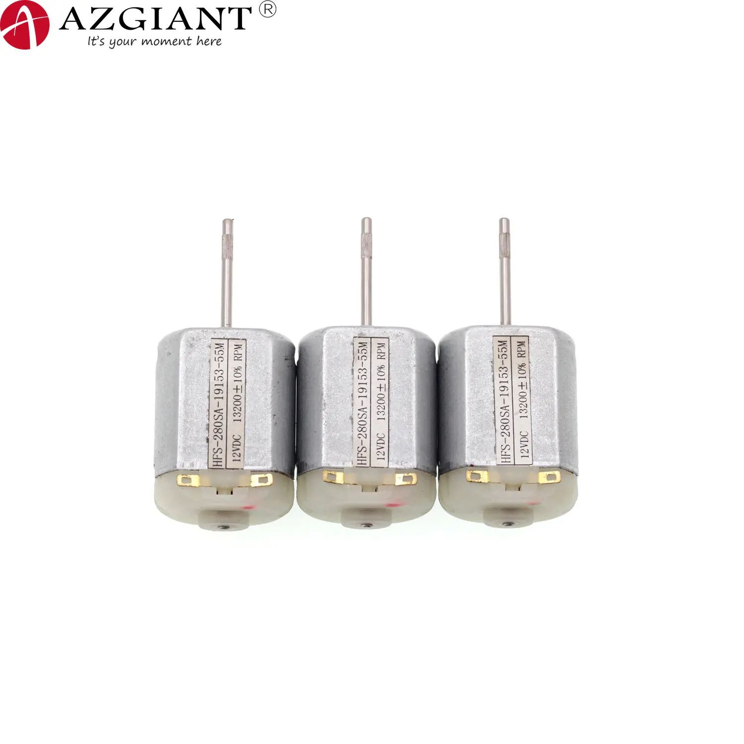 

3PCS used HFS-280SA-19153-55M 12VDC 13200RPM car centre contor door lock motor external terminal