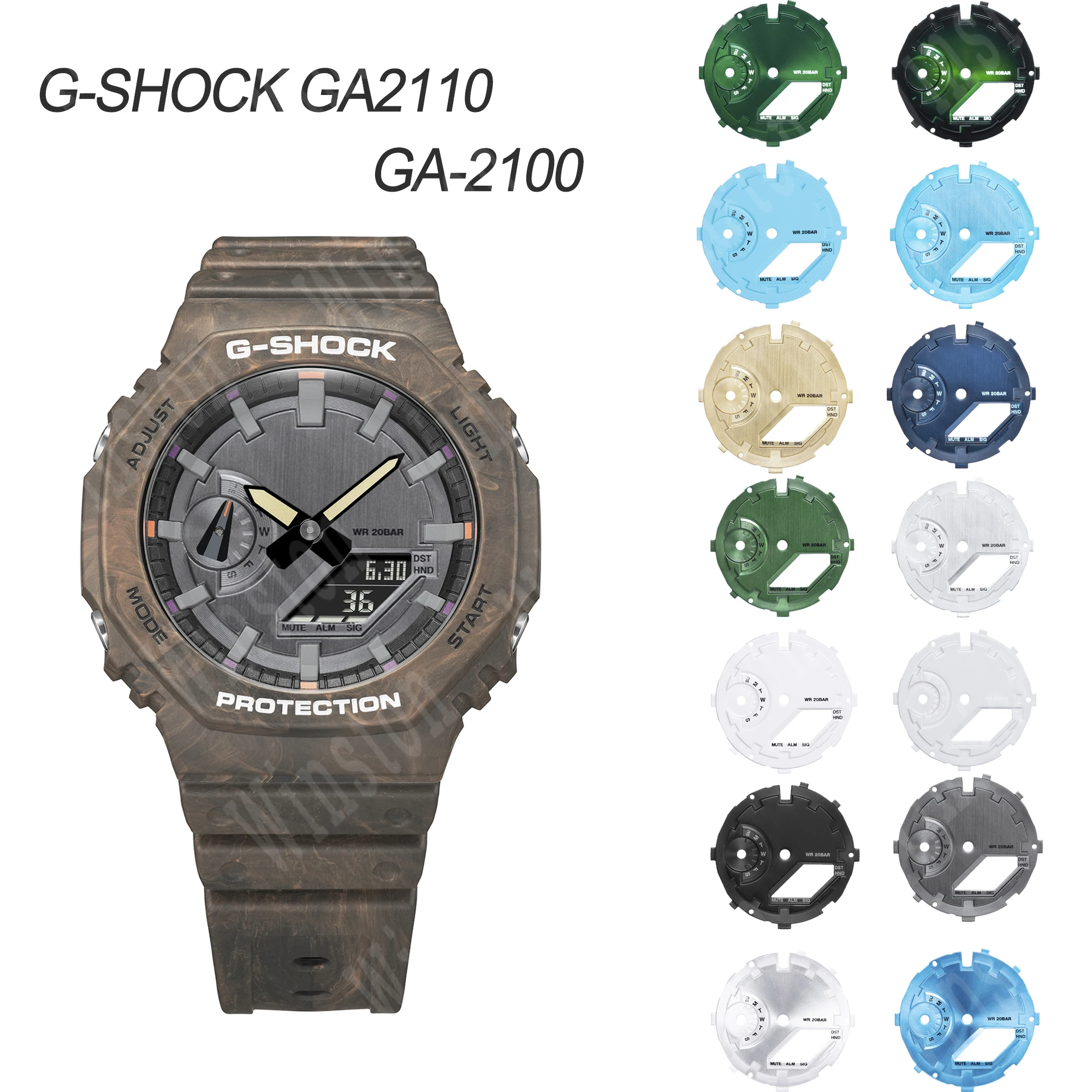 

Аксессуары для часов, матовый лаковый циферблат для Casio GA2100 GA2110