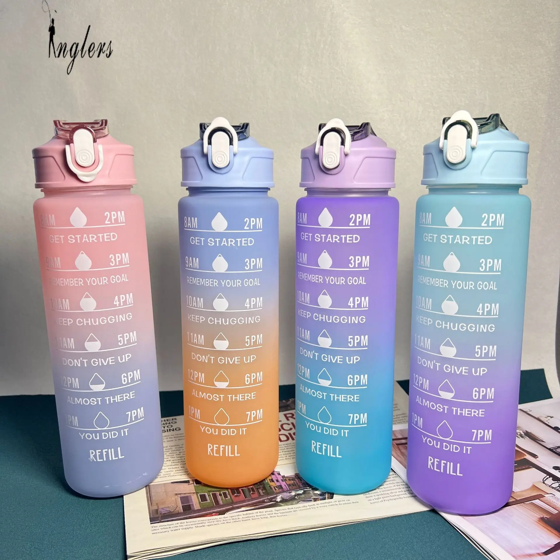 

Outdoor Sports Travel Kettle Drinking Water Bottle 900ml Water Bottle Motivational Sport Water Bottle Leakproof Drinking Bottles