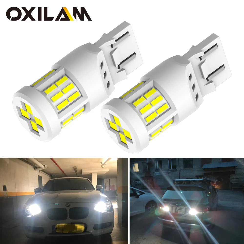 

Светодиодная лампа T20 7443 W21W для Lada Vesta Kalina Nissan, 2 шт.